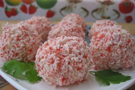 Рецепт закуска “Сырное рафаэлло”